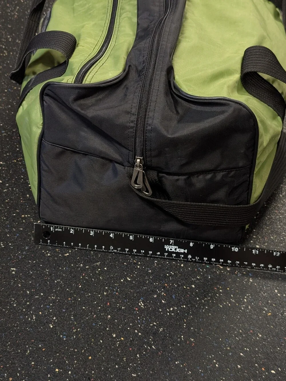 Vintage Nike 90s Military Green Sport Duffle Bag Swoosh Logo